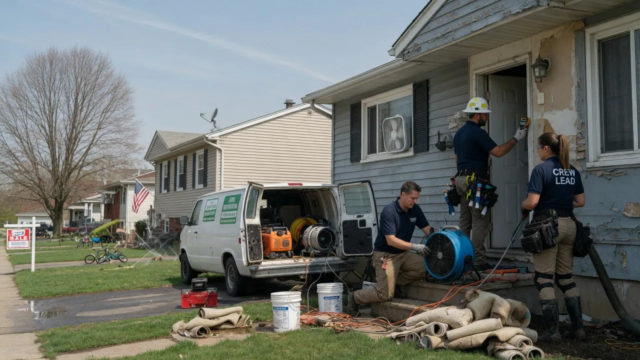 Flood Cleanup in Evans City, PA near me