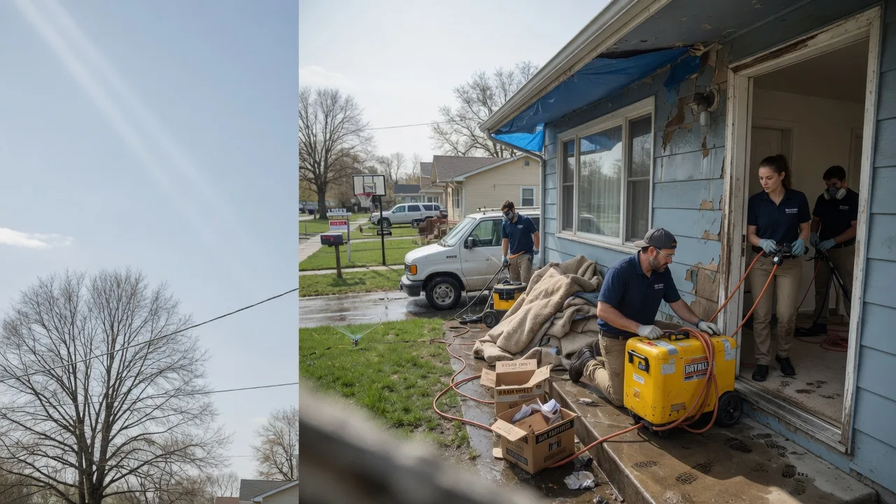 Basement Flood Cleanup in Evans City, PA near me